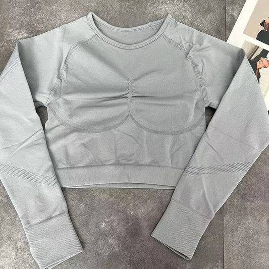 Seamless Long Sleeve Female Shirt