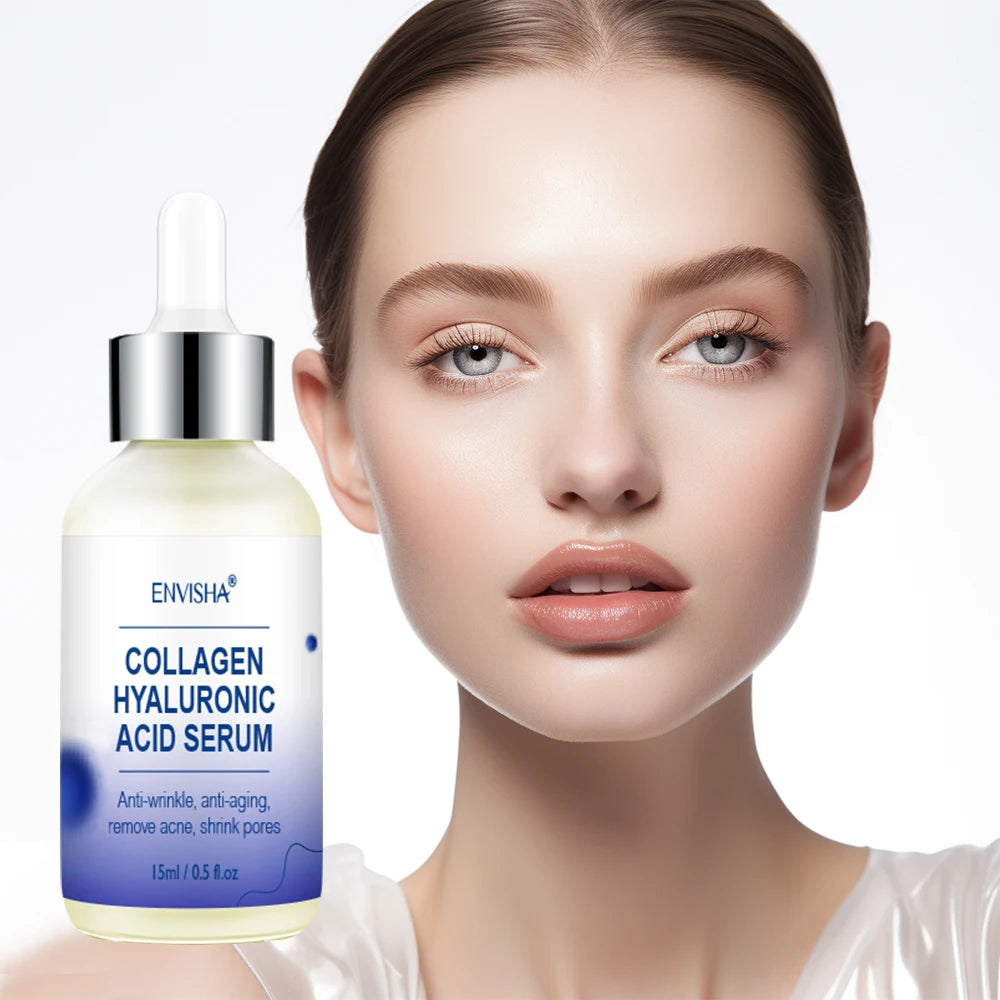 ENVISHA Face Care Skin Collagen Hyaluronic Acid Serum