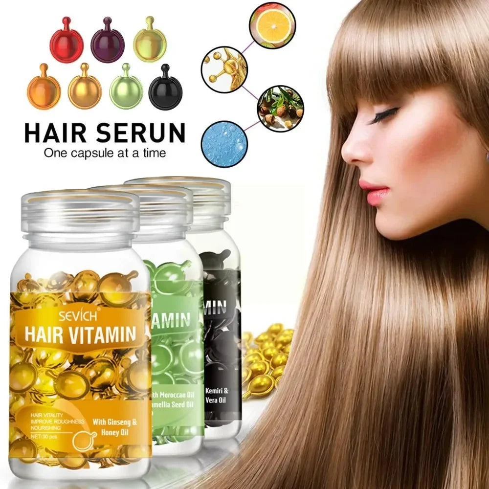 n Hair Vitamin Capsule Oil Keratin