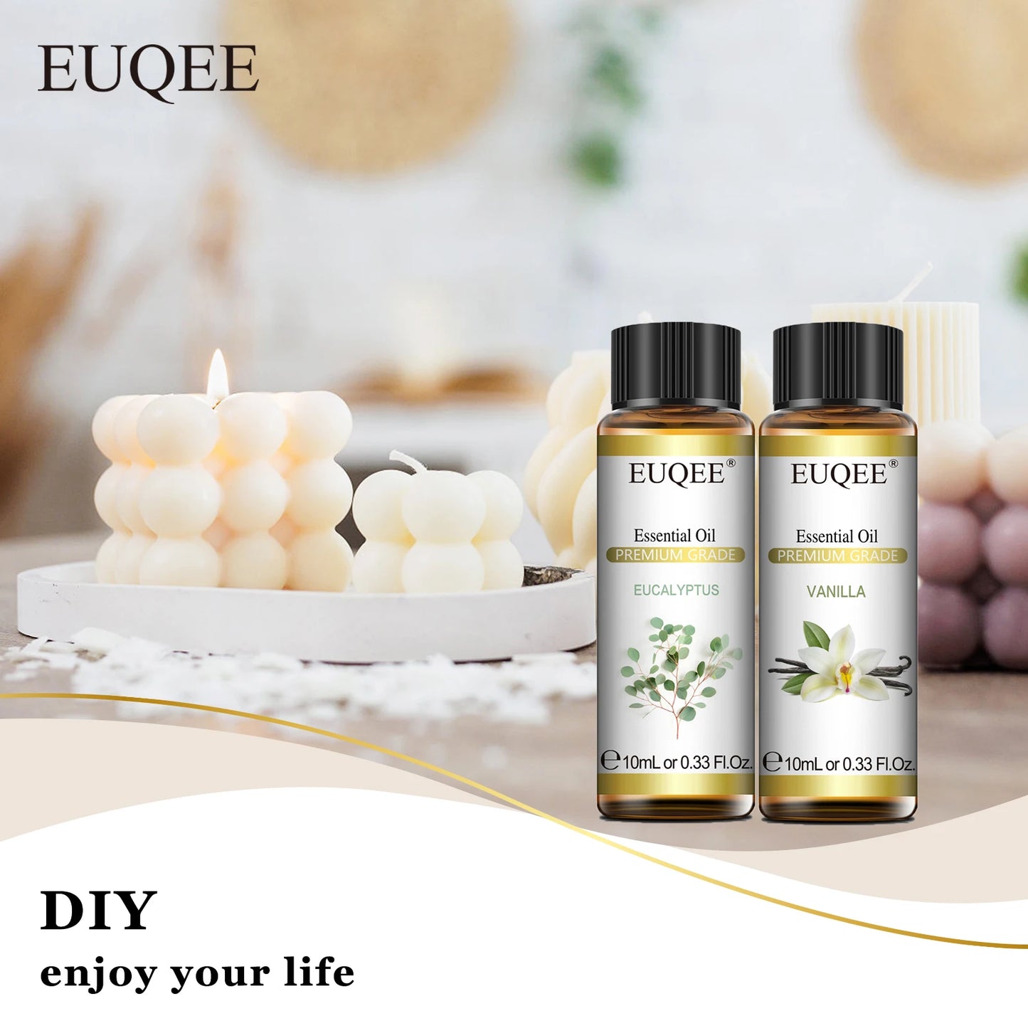 EUQEE Natural Essential Oils Eucalyptus Spearmint