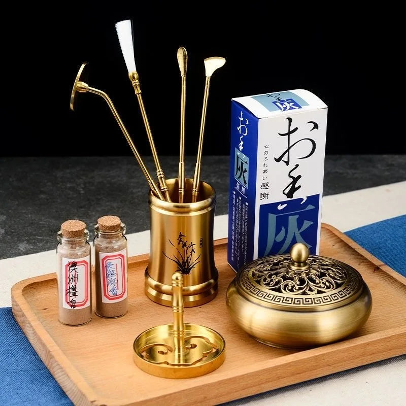 Sandalwood Incense Burner Set