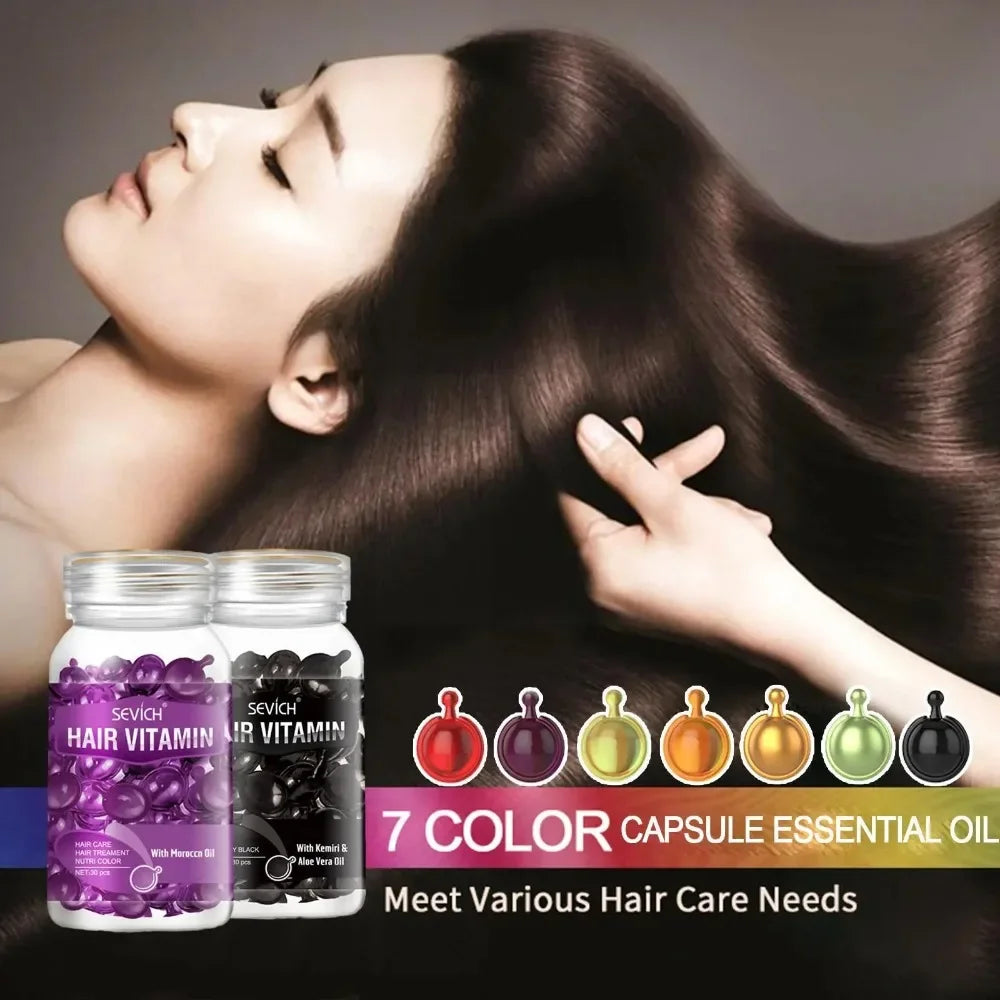 n Hair Vitamin Capsule Oil Keratin