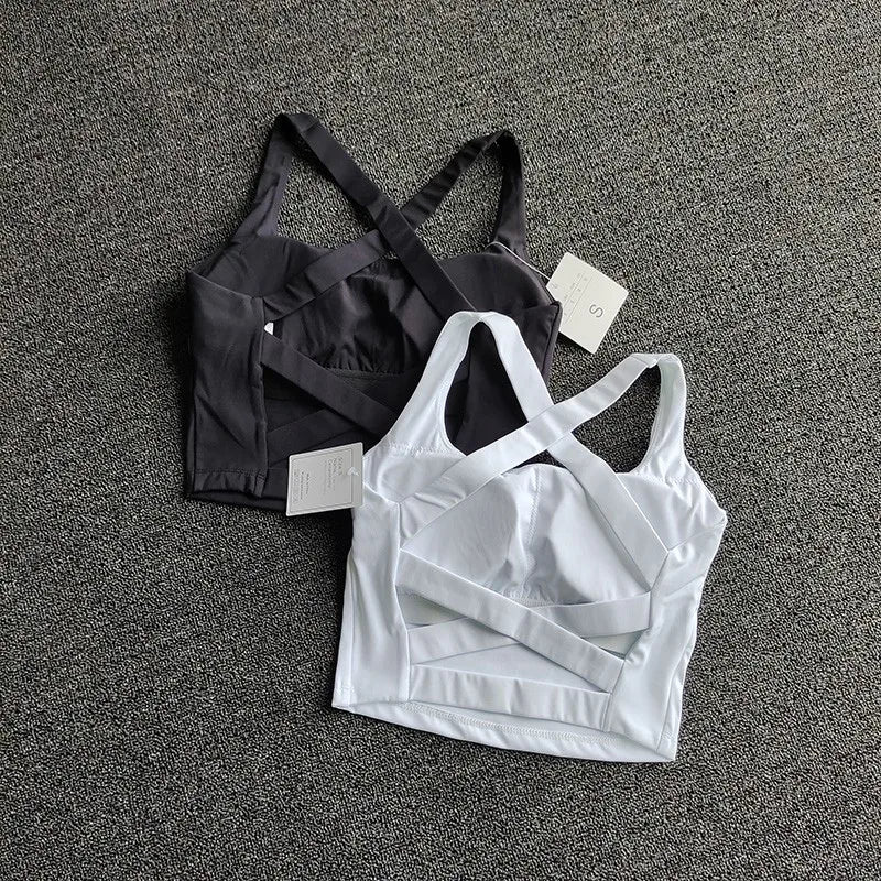 Women Cross Strap Sports Bra